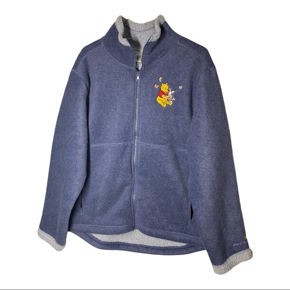 Disney Pooh Sweatshirt, Size L, Inner Lining, Embroidered